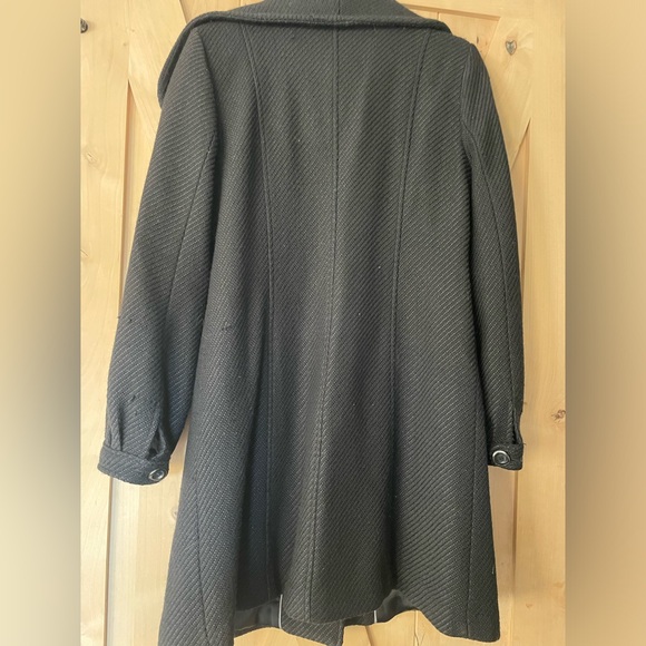 Mackage Black Textured Wool Coat Size L - Picture 7 of 15